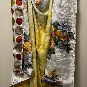 Floral and Polka Dot Reversible Shall